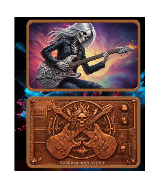 Eternal Riff Colorized 5 oz Copper Bar (03/06)