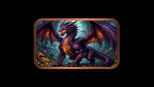 Infinite Death in the Dragon's Lair 1 oz Copper Colorized Art Round (500 Mintage)