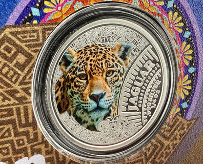 NEW Series! 2026 Cameroon Mexican Cinco Grandes Jaguar 1/4 oz Silver Coin in Card (03/11)