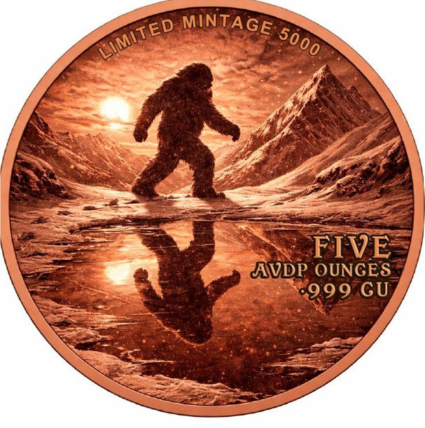 See back! 5oz Summit Yeti Colorized Copper in Capsule