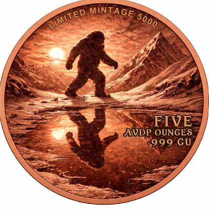 See back! 5oz Summit Yeti Colorized Copper in Capsule