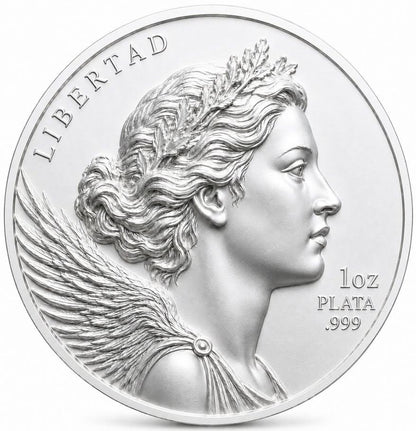 Mexico Libertad Classico 1 oz Silver High Relief Medal (500 Mintage)