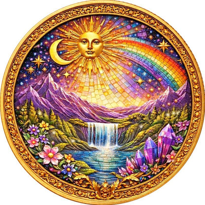 Unicorn Mythic Mosaic 1 oz Copper Round (03/09)