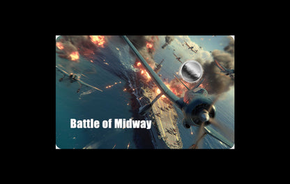 2026 Liberia Battle of Midway 1/1000 oz .999 Palladium Coin in Card