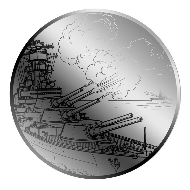 2026 Liberia Battle of Midway 1/1000 oz .999 Palladium Coin in Card
