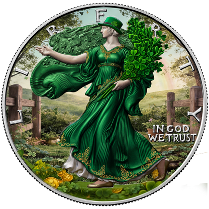 2026 U.S. Silver Eagle - St. Patrick's Day Edition 1 oz Silver Coin (03/06)