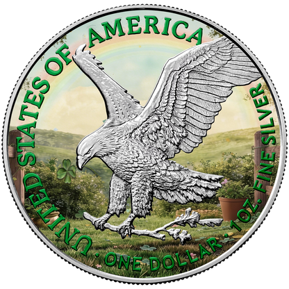 2026 U.S. Silver Eagle - St. Patrick's Day Edition 1 oz Silver Coin (03/06)