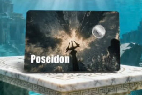 2026 Liberia Poseidon 1/1000 oz .999 Silver Coin in Card