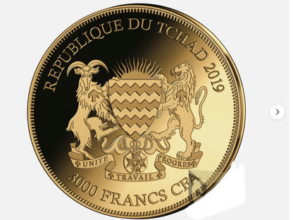 In Stock! 2019 Chad Bullion Coins of the World American Liberty 1/500 oz Gold Coin