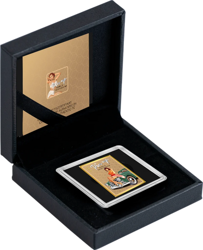 In Stock! Chad Pin-Up Girls Mary 1/500 oz Gold Coin in Box