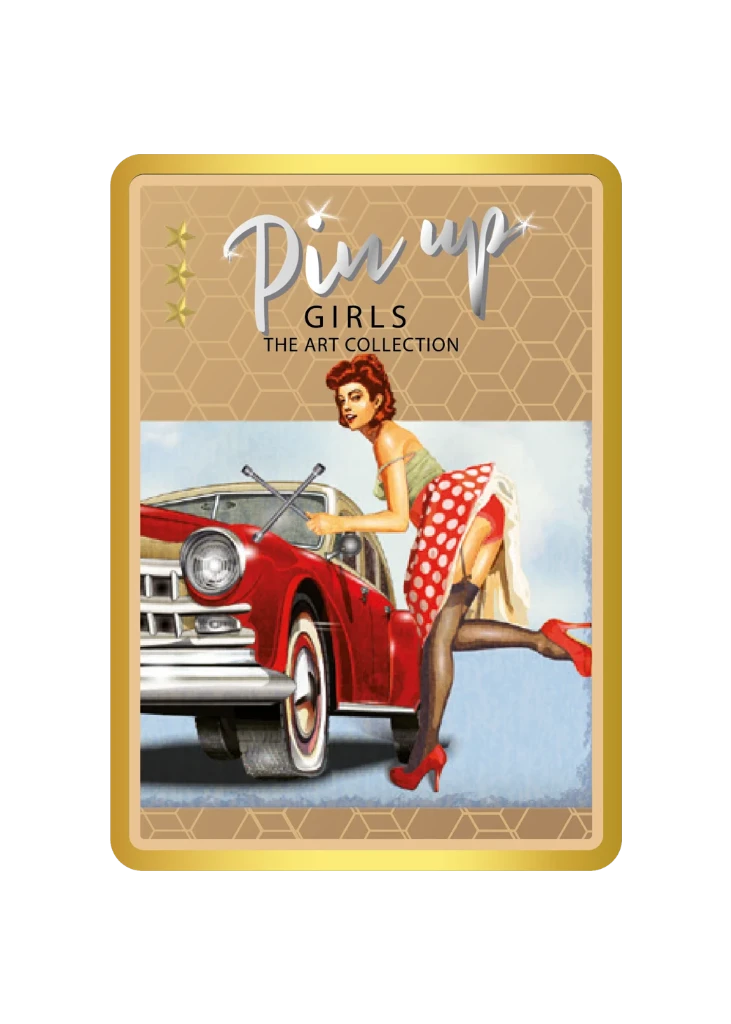 In Stock! Chad Pin-Up Girls Mary 1/500 oz Gold Coin in Box