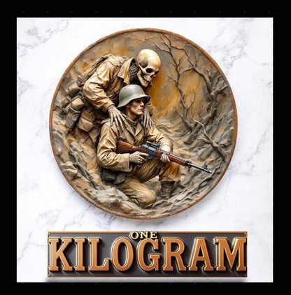 In Stock! Original Warmonger 1 KILO Copper Round