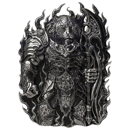 2027 Cameroon Tiger God Divine Warlord 2 oz Silver Coin