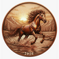 Must see the back! Lunar Year of the Horse HR 1 Kilo Copper Medal