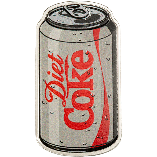 In Stock! PAMP 2026 Niue Diet Coke Can Shaped 1 oz Silver Coin