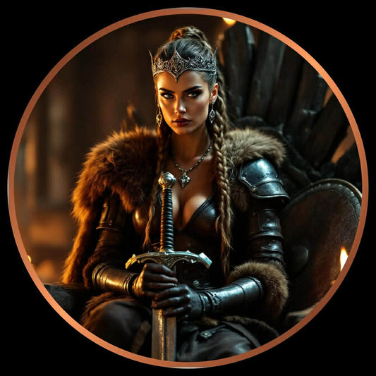 Alicent Queen of the Iron Throne 1 oz Copper Colorized Art Medal (500 Mintage)