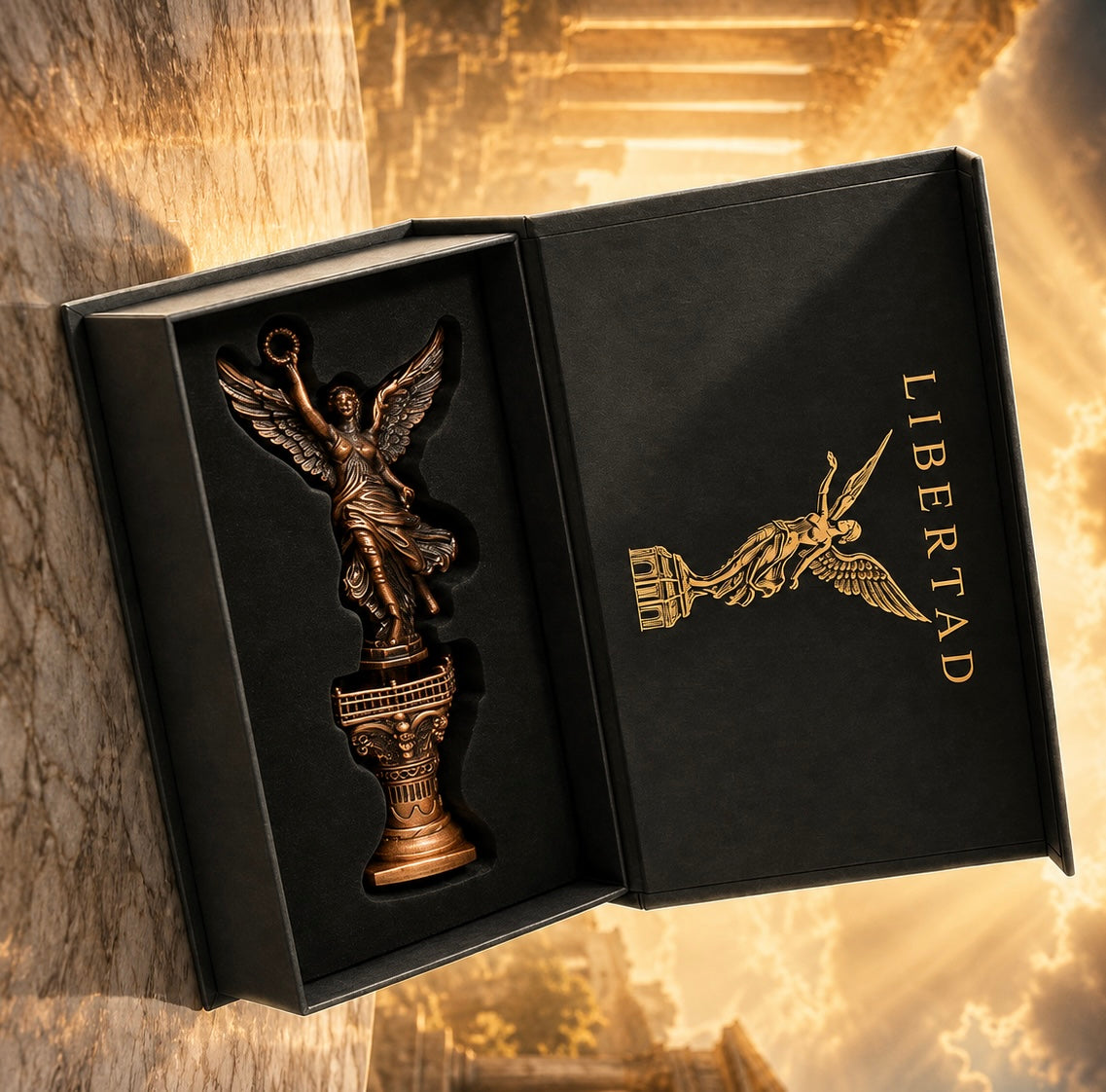 Angel of Independence 3D Libertad 3 oz Copper Statue