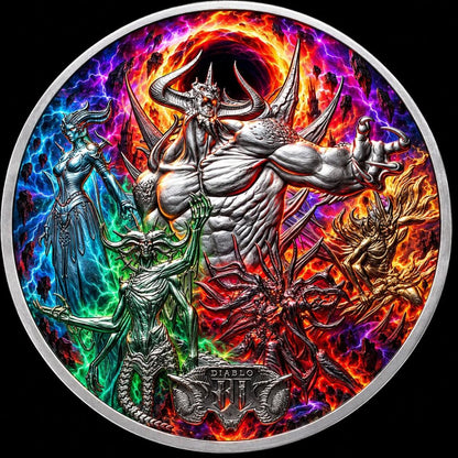 2026 Korea Komsco Diablo 30th Anniversary: Hellgate Singularity 1 oz Silver Medal (230 Mintage)