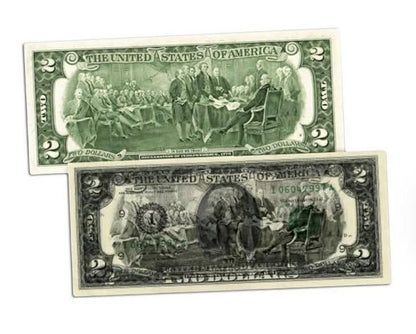 ONE DAY OFFER: US Mint Collectibles: Overprint $2 Genuine Printing Error Bills