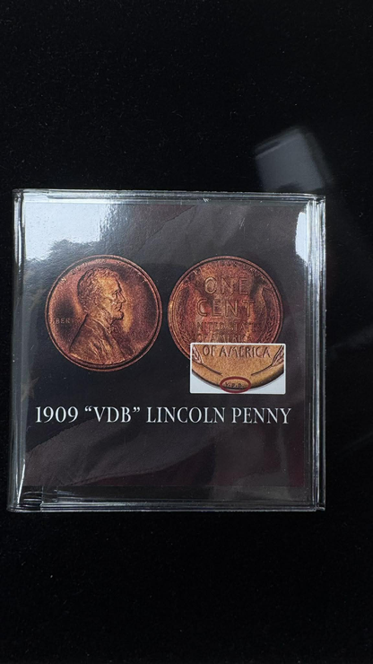 Read the Story! 1909 "VDB" Lincoln Penny, Mini Album