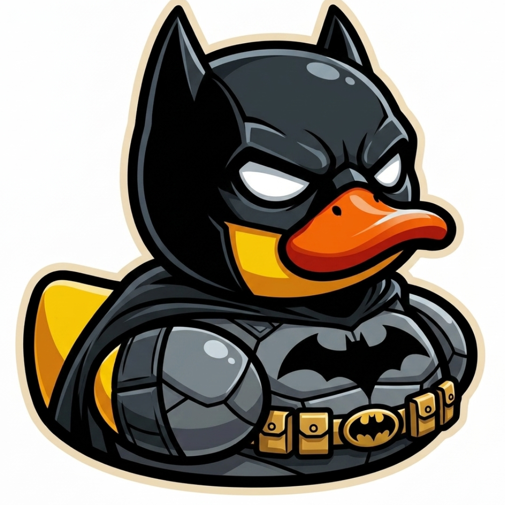 The Caped Quacker 1 oz Copper Shaped (08/29)