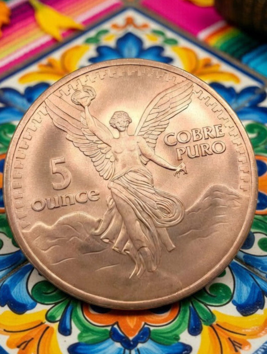 In Stock! OVERSIZED 5oz Copper LIBERTAD TRIBUTE