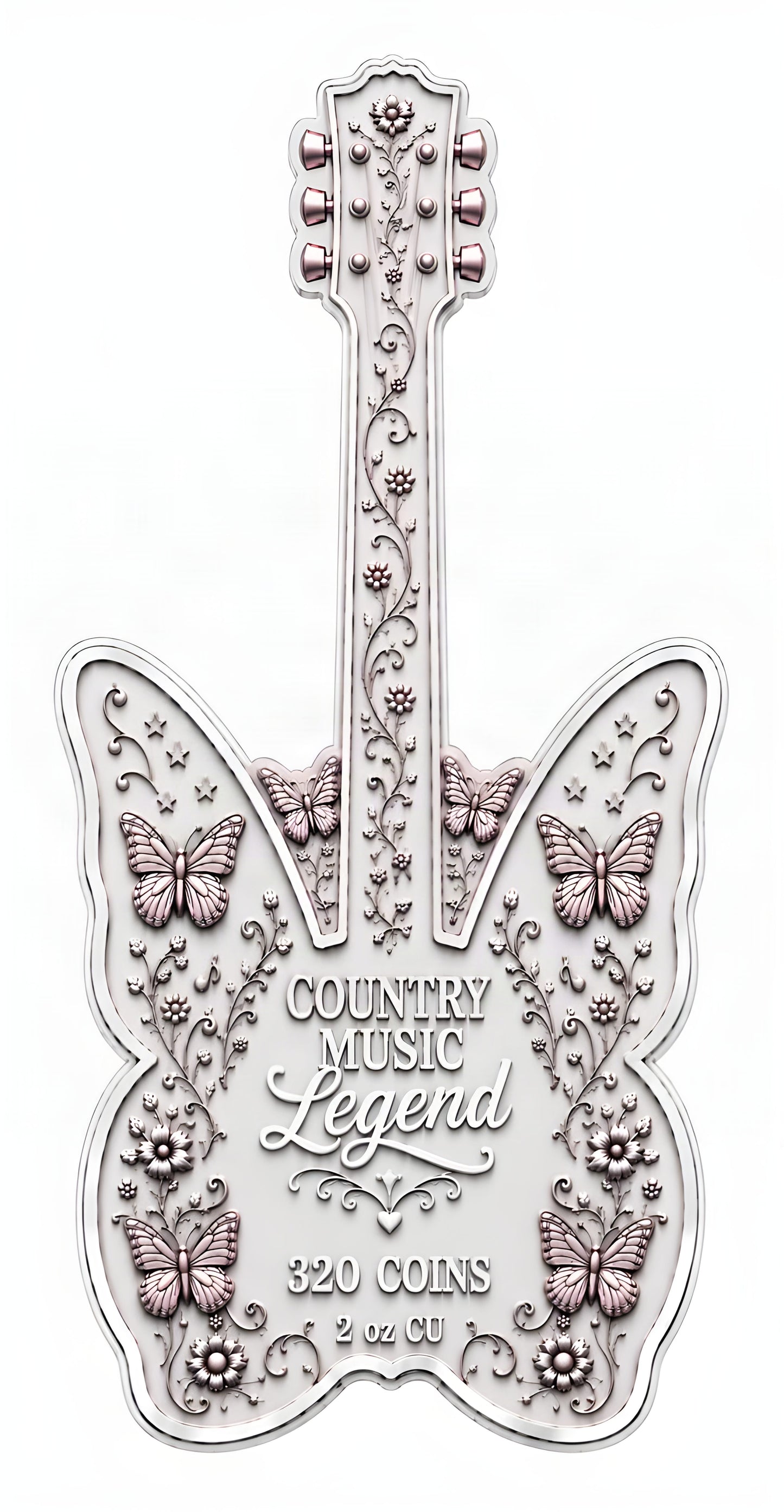 A LEGEND TAKES FLIGHT Dolly Parton Tribute 2 oz Copper Silver Plated