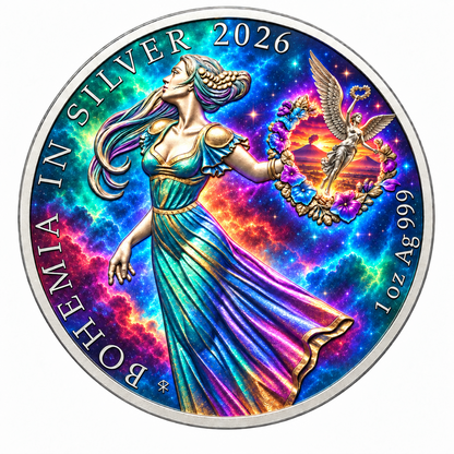 2026 Niue Bohemia: Libertad Portal 1 oz Silver Coin (199 Mintage)