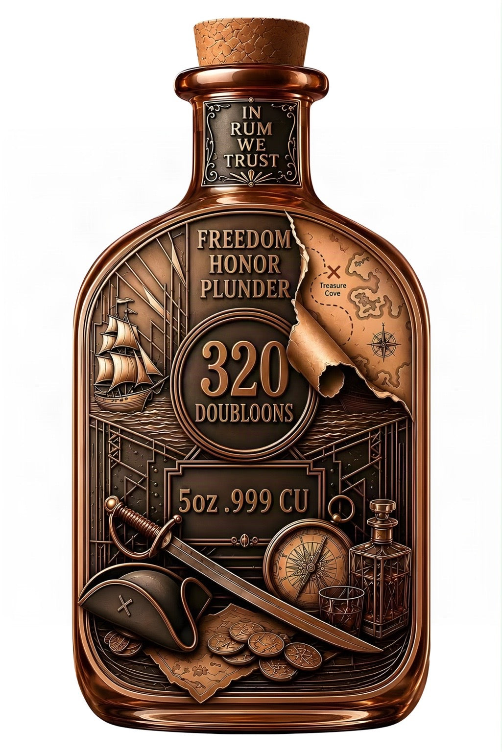 THE PIRATE’S RESERVE 5 oz Copper