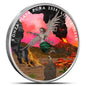 In Stock! Zombucks World Libertattered Round New 1 oz Silver Colorized