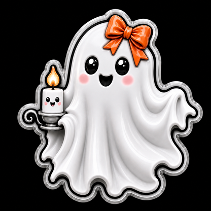 LITTLE MISS BOO 1 oz Copper Silver Plated in Capsulate