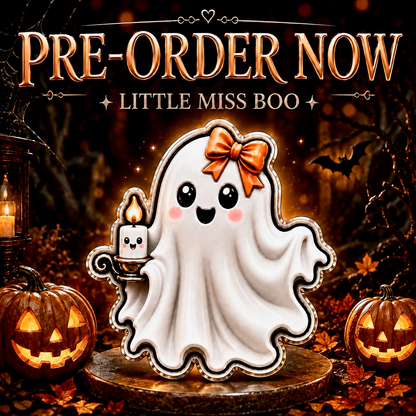 LITTLE MISS BOO 1 oz Copper Silver Plated in Capsulate