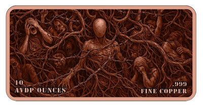10oz You Reap What You Sow Colorized Copper Bar in Capsule