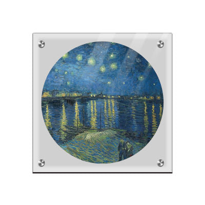 2026 Liberia Starry Night Over The Rhone 1/2 Oz .999 Silver Coin