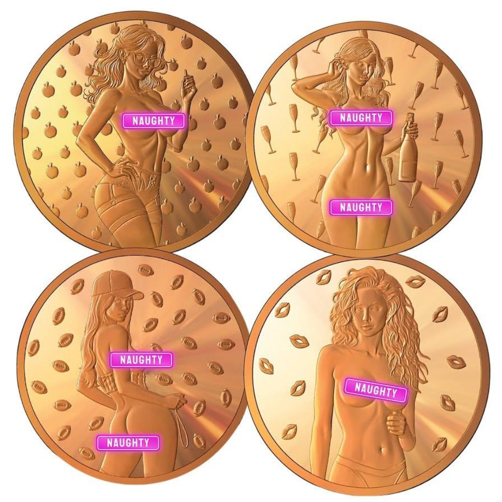 Bullion Baddies Copper Collection II: Pattern Individual 4x 1oz Copper Set in Capsules (200 Mintage)