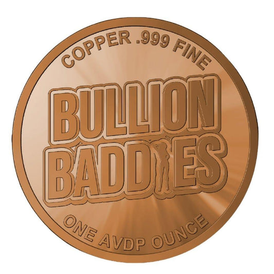 Bullion Baddies Copper Collection II: Pattern Individual 4x 1oz Copper Set in Capsules (200 Mintage)