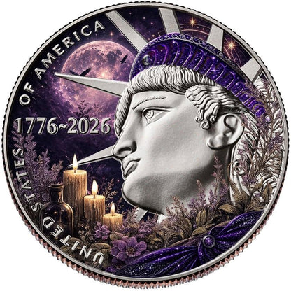 Enduring Liberty Half Dollar Bewitched Edition CN Coin in Quadrum Capsule w/COA
