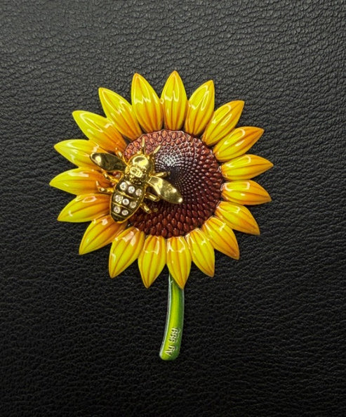 2026 Nature’s Brass Pollinators & Flowers 6 grams .999 Colorized Silver
