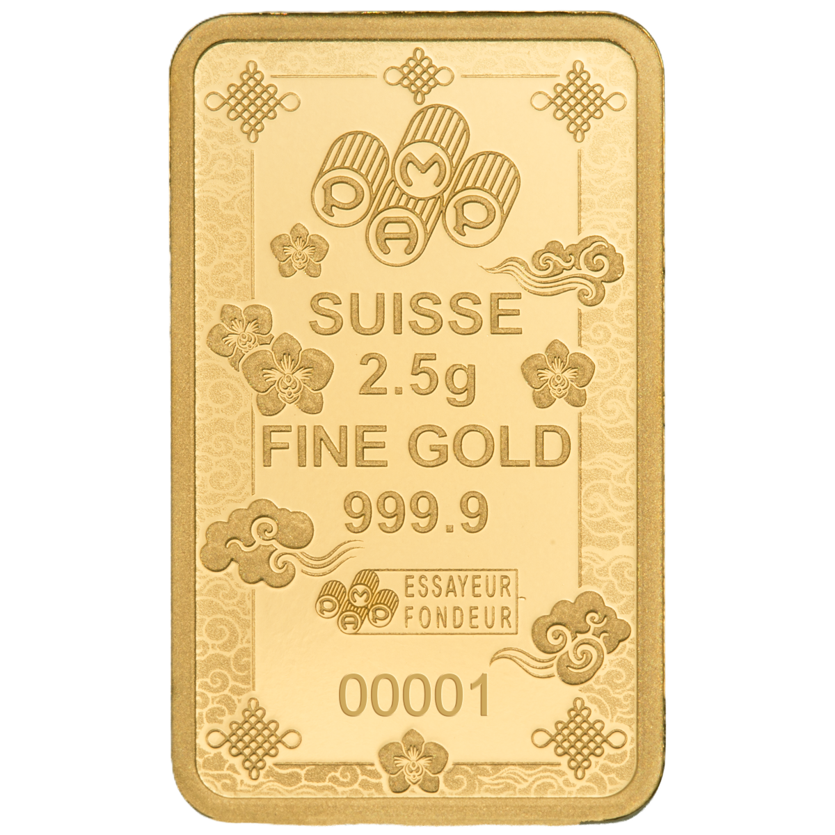 Estimate! 2026 PAMP Lucky Cat 2.5 Gram Gold Proof-Like Bar in Assay Card