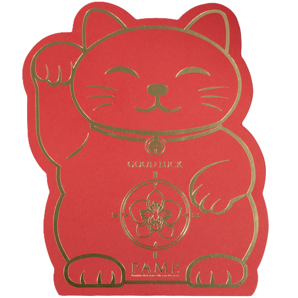 Estimate! 2026 PAMP Lucky Cat 2.5 Gram Gold Proof-Like Bar in Assay Card