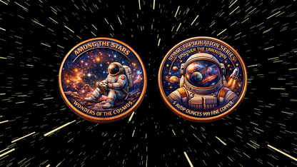 2nd in Series! Discover the Unknown Exploring the Stars 5 oz Copper