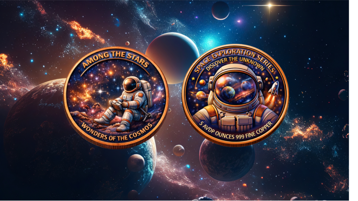 2nd in Series! Discover the Unknown Exploring the Stars 5 oz Copper