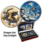 2026 China Dragon Day & Night 2 x 1 oz Silver Coin Set (03/16)