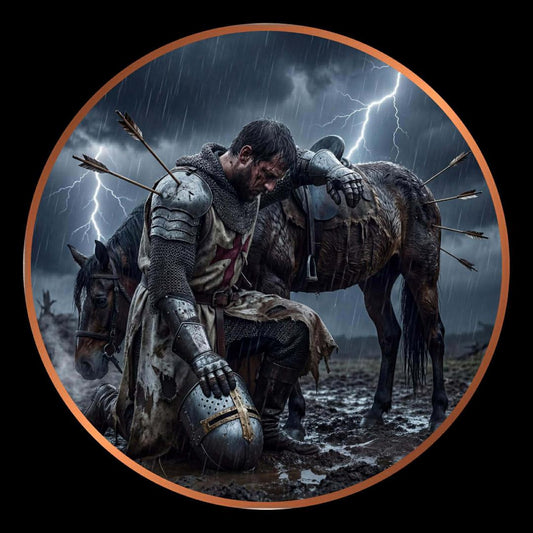 End of the Road for Lancelot 1 oz Copper Colorized Art Medal (500 Mintage)