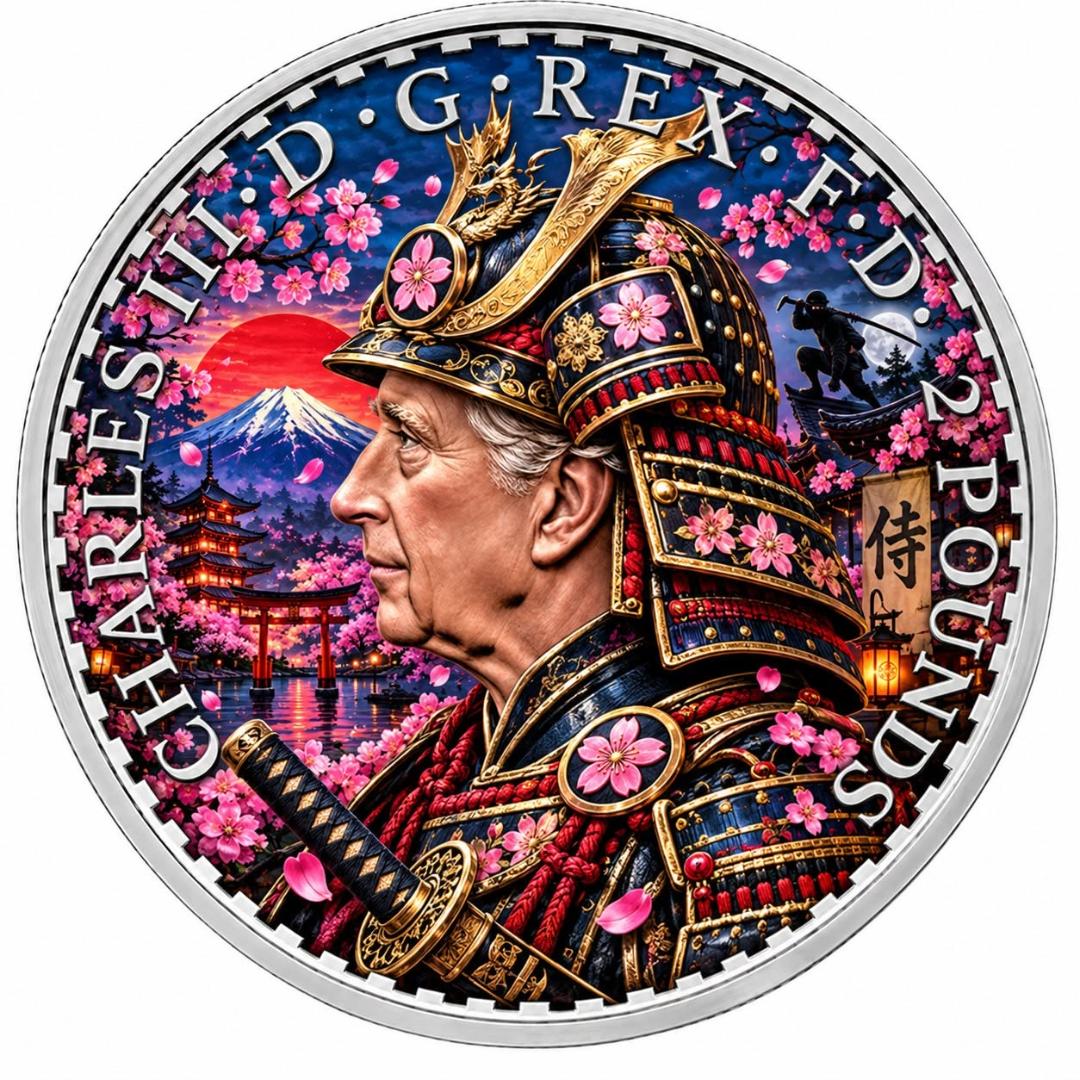 Season of the Cherry Blossoms 1 oz Silver Coin (199 Mintage)