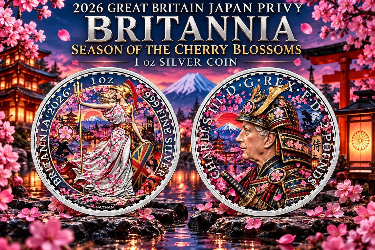 Season of the Cherry Blossoms 1 oz Silver Coin (199 Mintage)