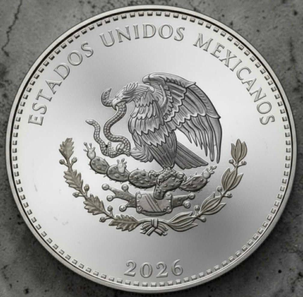 Estimate! 2026 Estados Unidos Mexicanos Libertad Angel 1 oz Silver BU Medal (Mintage TBD at End of Presale)