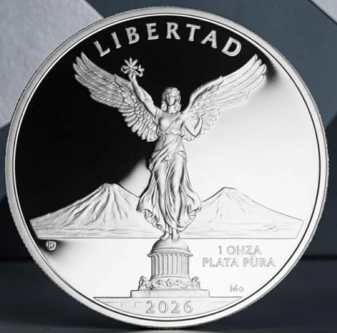 Estimate! 2026 Estados Unidos Mexicanos Libertad Angel 1 oz Silver PROOF Medal (Mintage TBD at End of Presale)