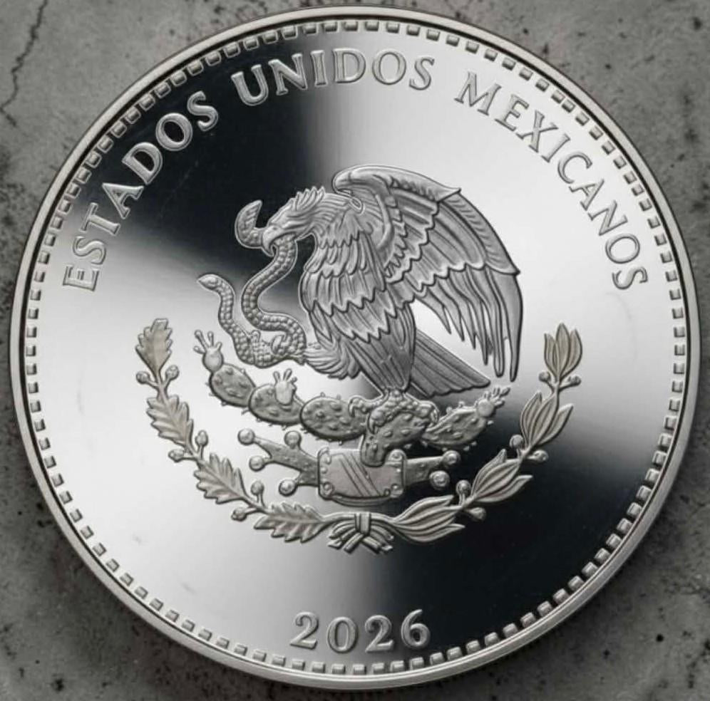 Estimate! 2026 Estados Unidos Mexicanos Libertad Angel 1 oz Silver PROOF Medal (Mintage TBD at End of Presale)