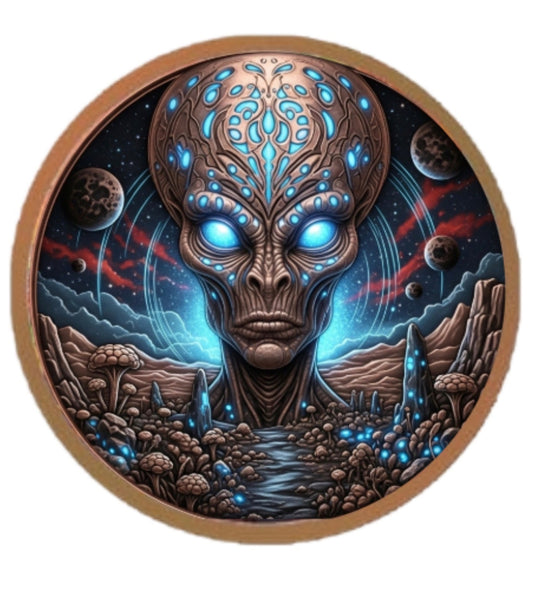 Government backed! 2026 Liberia Starborn Watcher 5 oz Copper Coin (03/17)